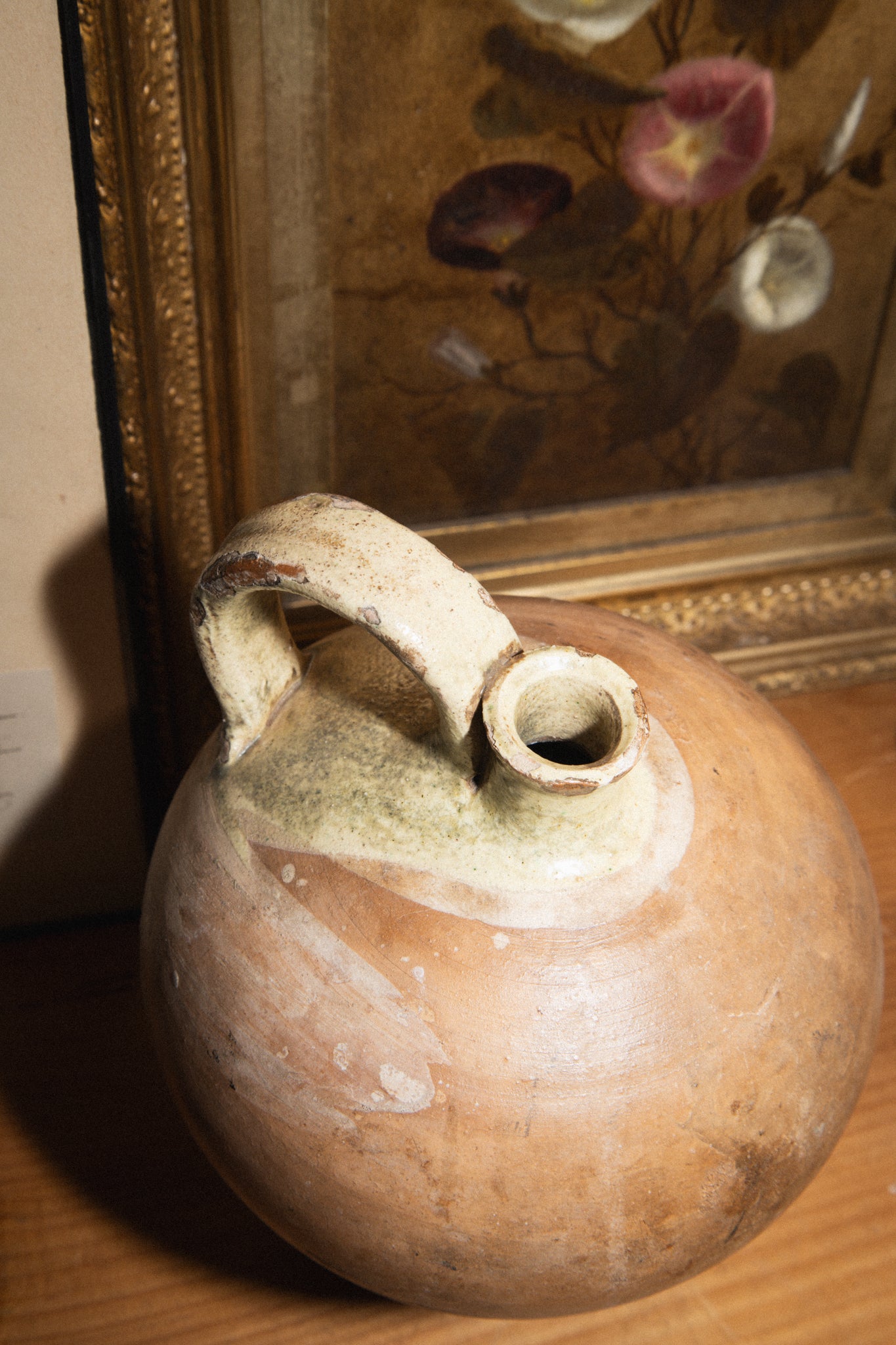Antique French Terracotta Jug