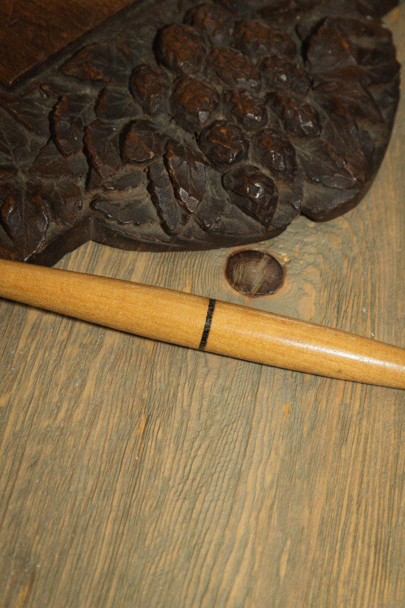 Tall French Olive Spoon