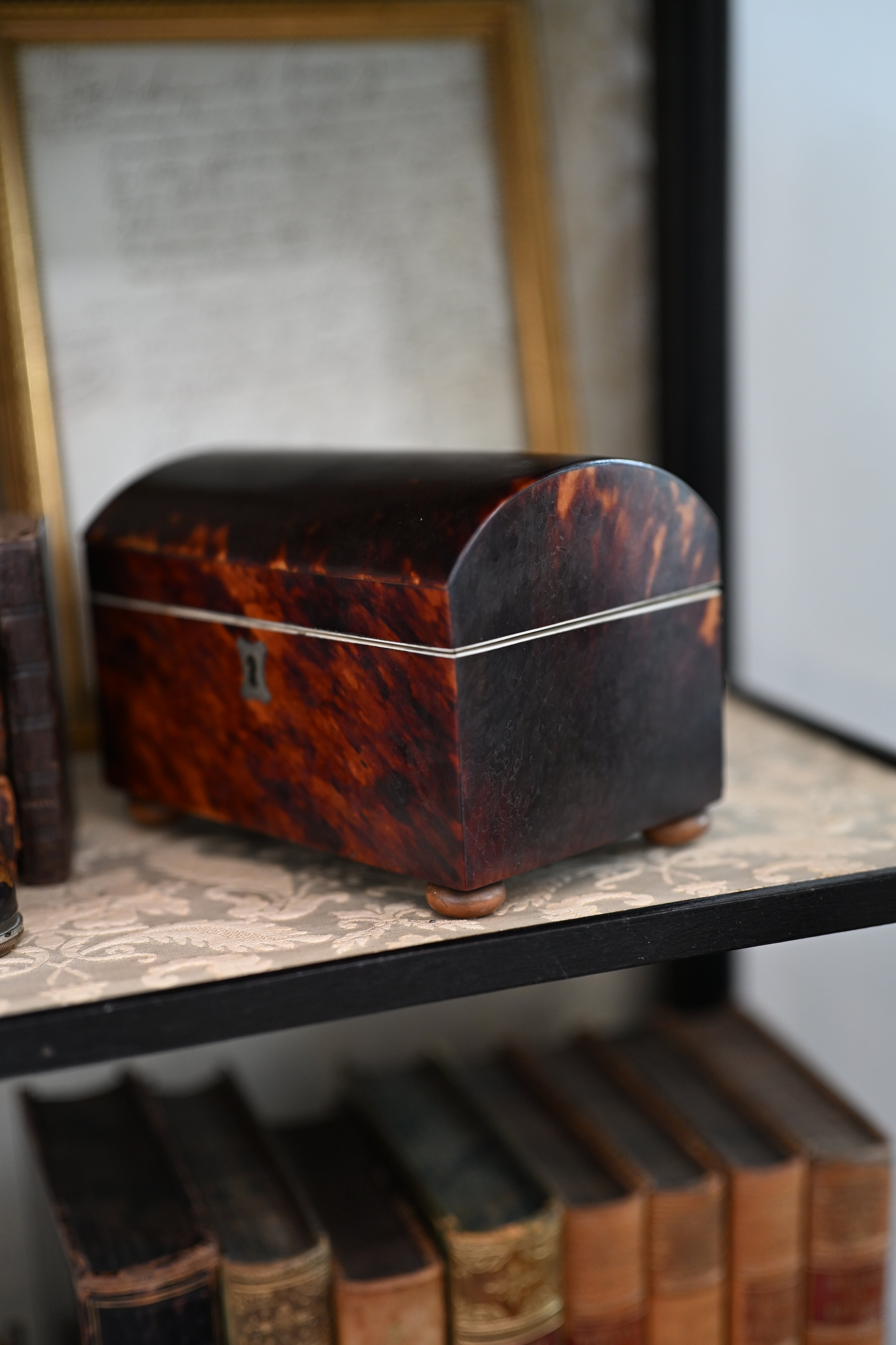 Antique English Faux Tortoiseshell