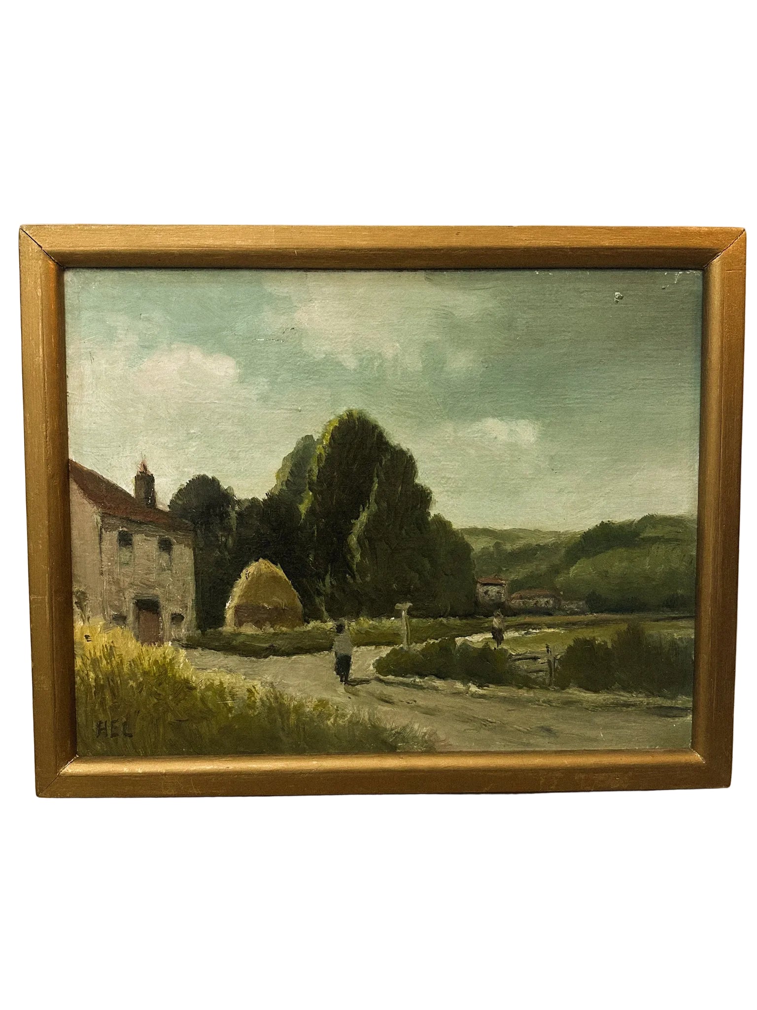 Summer in the South of France Oil Painting on Canvas