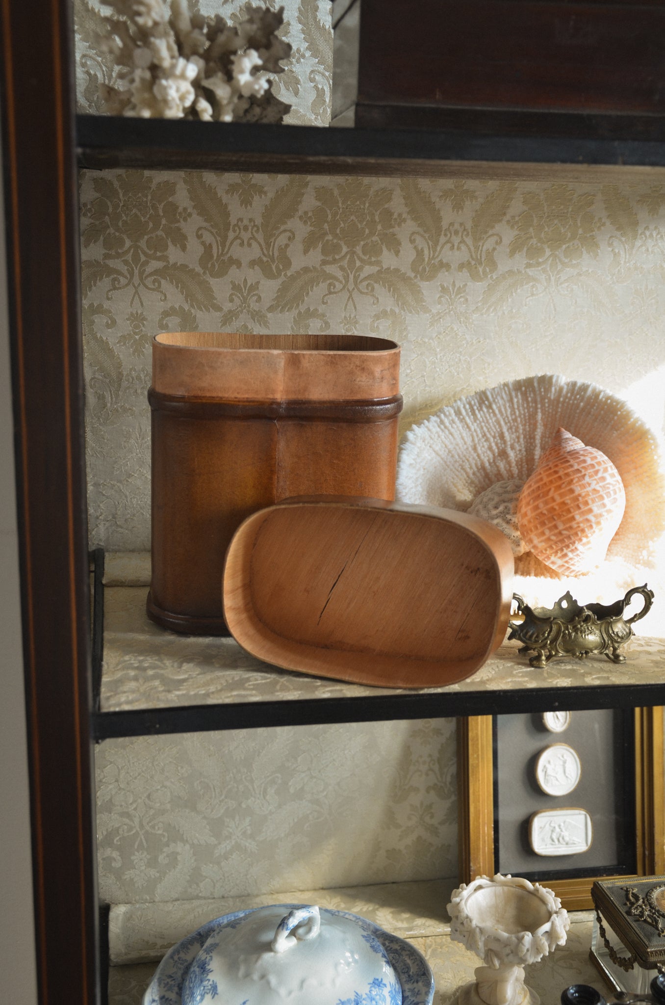 Vintage Leather Cigar Box