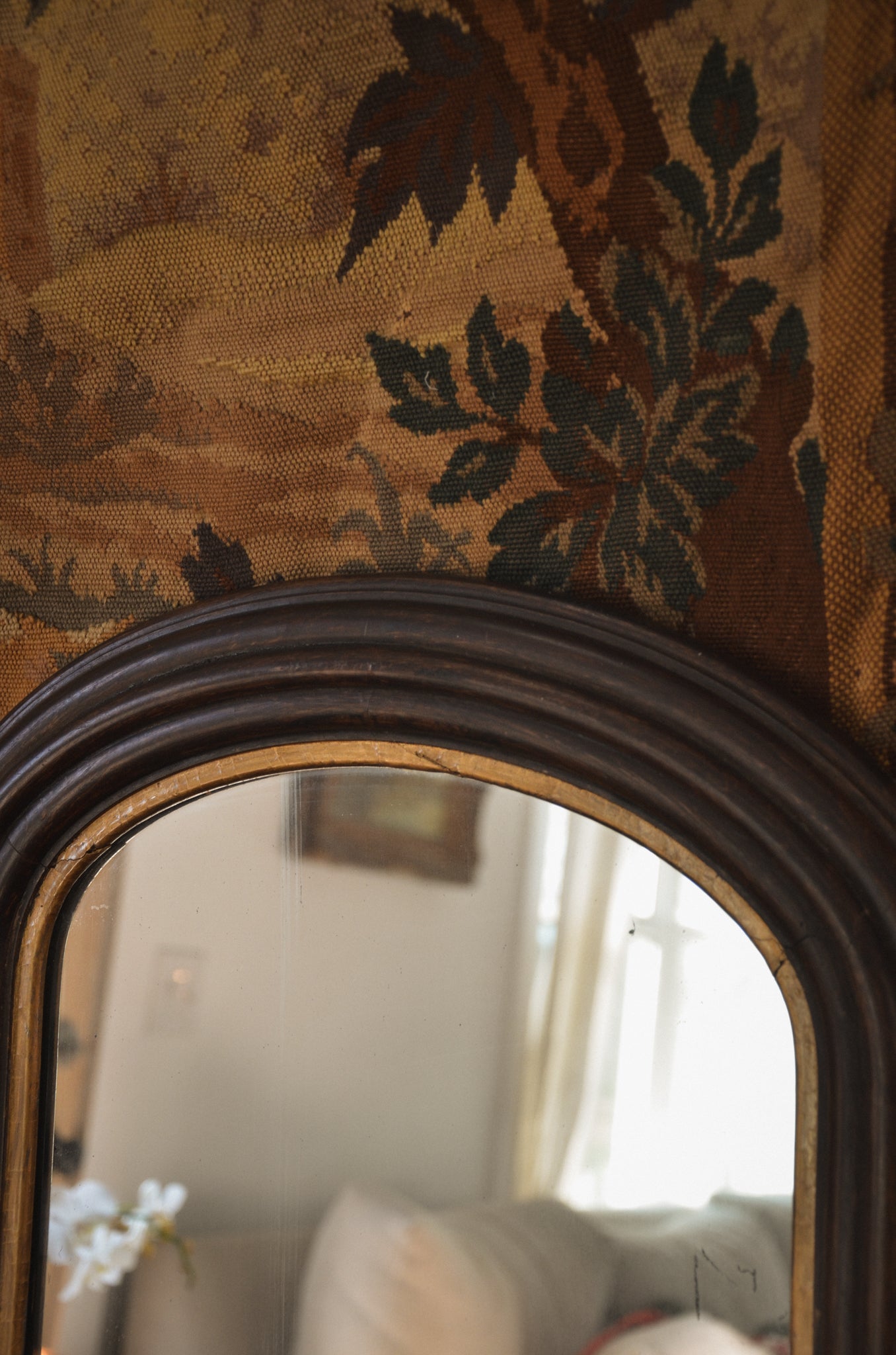 Antique Arch Top Mirror