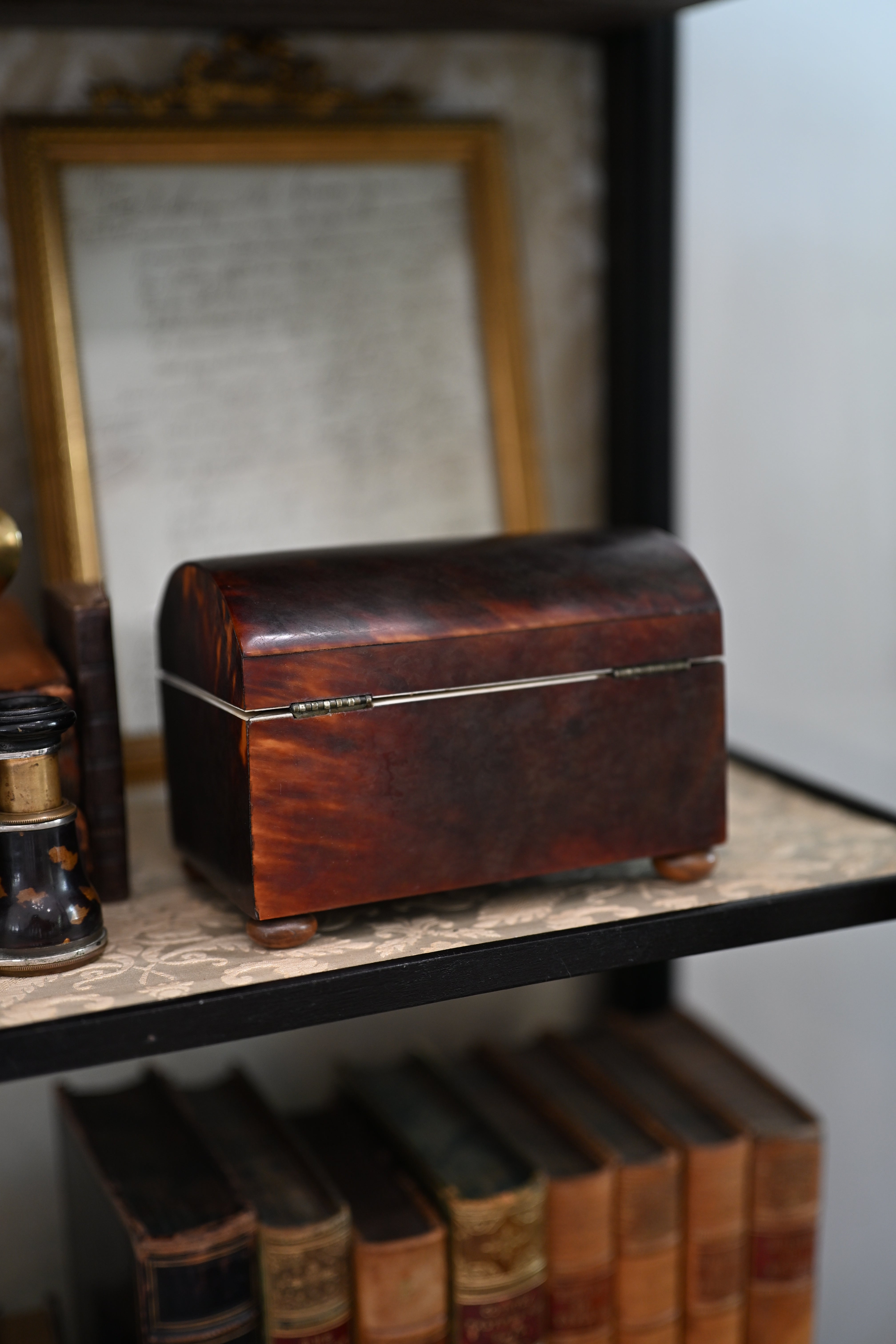Antique English Faux Tortoiseshell
