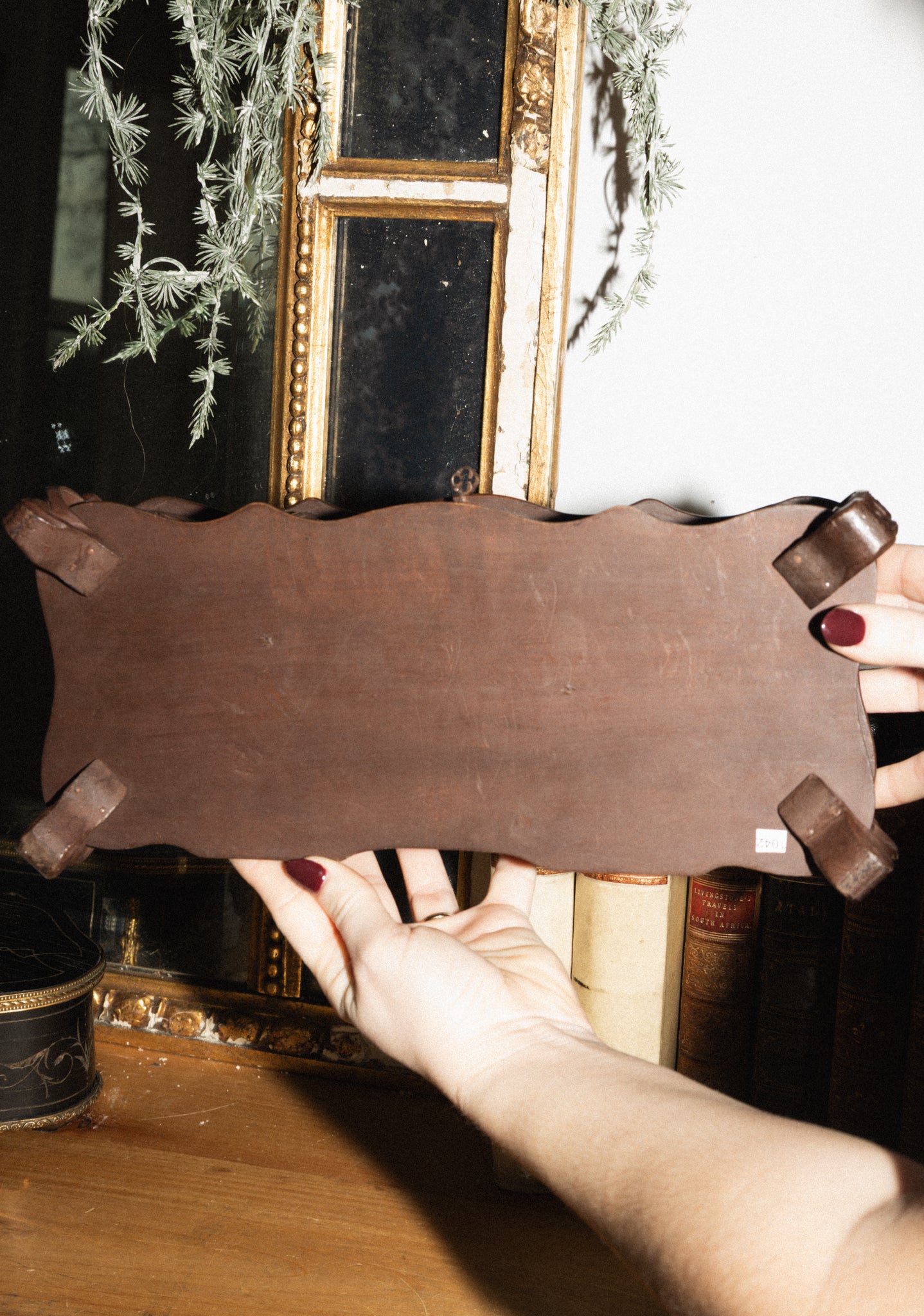 Antique 19th Century Swiss Black Forest Jewelry Box