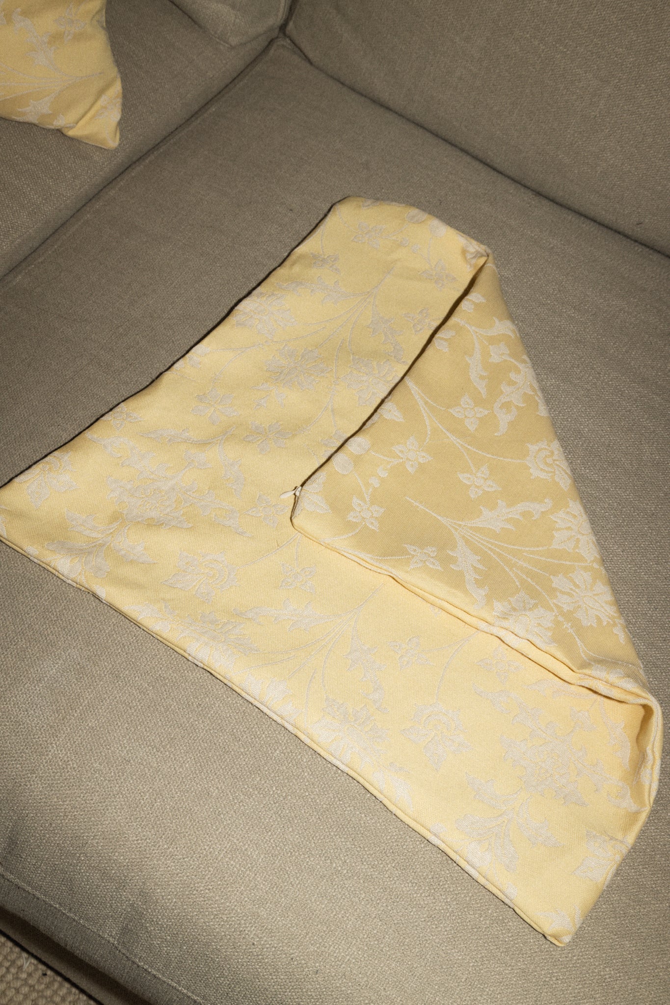 VINE Made Butter Yellow Pillow