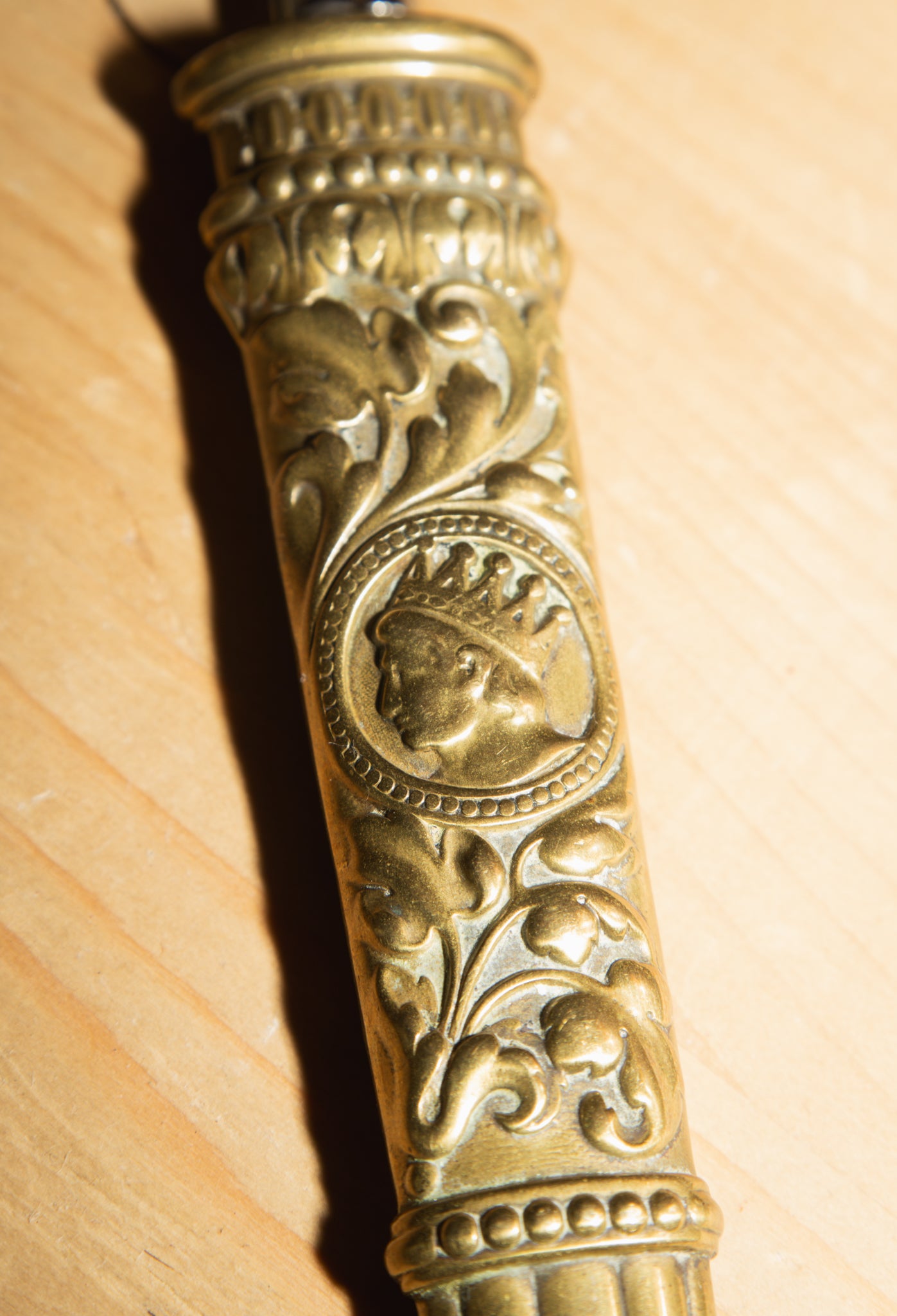 Victorian Brass Sewing Scissors