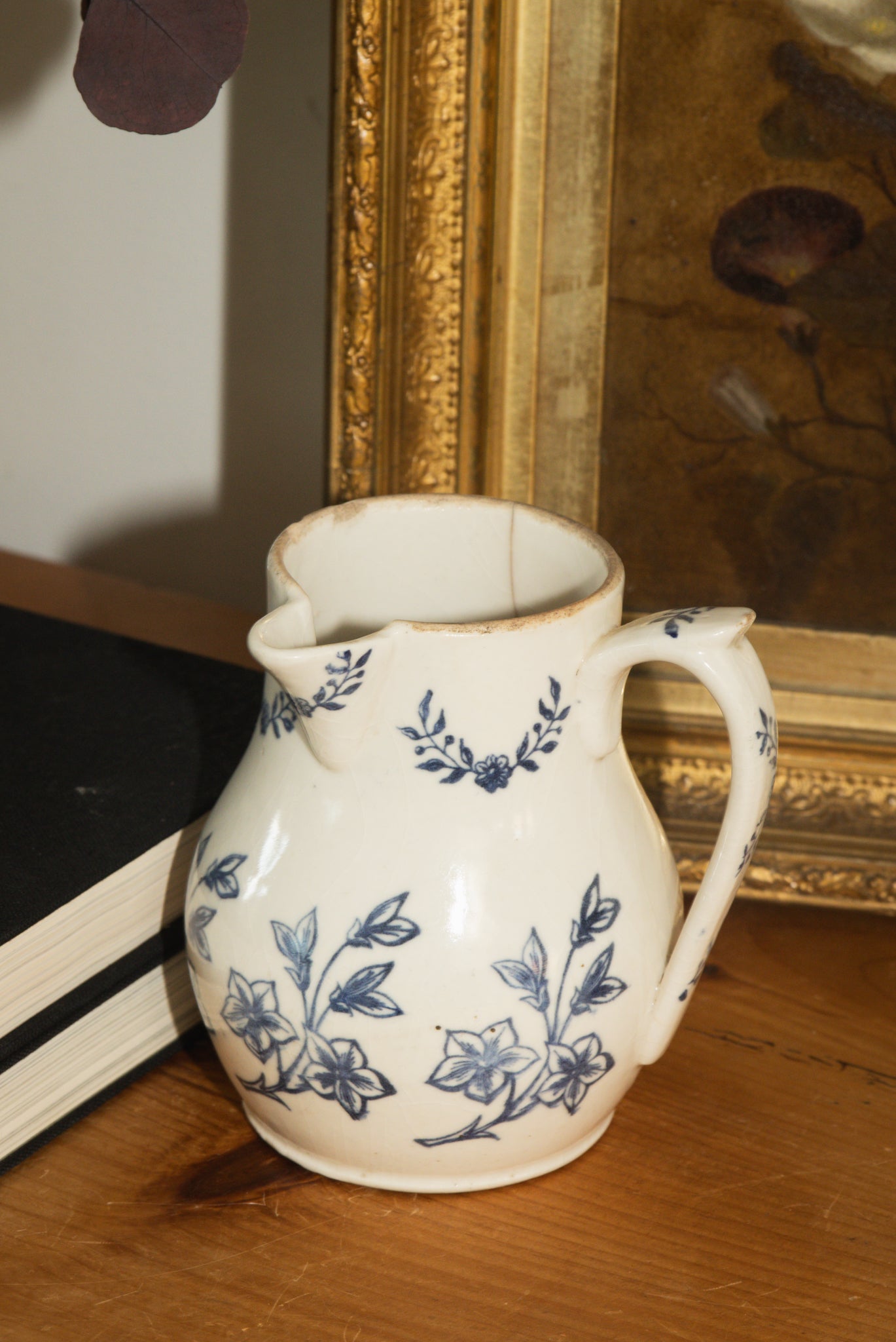 Saint Uze Blue Floral Pitcher