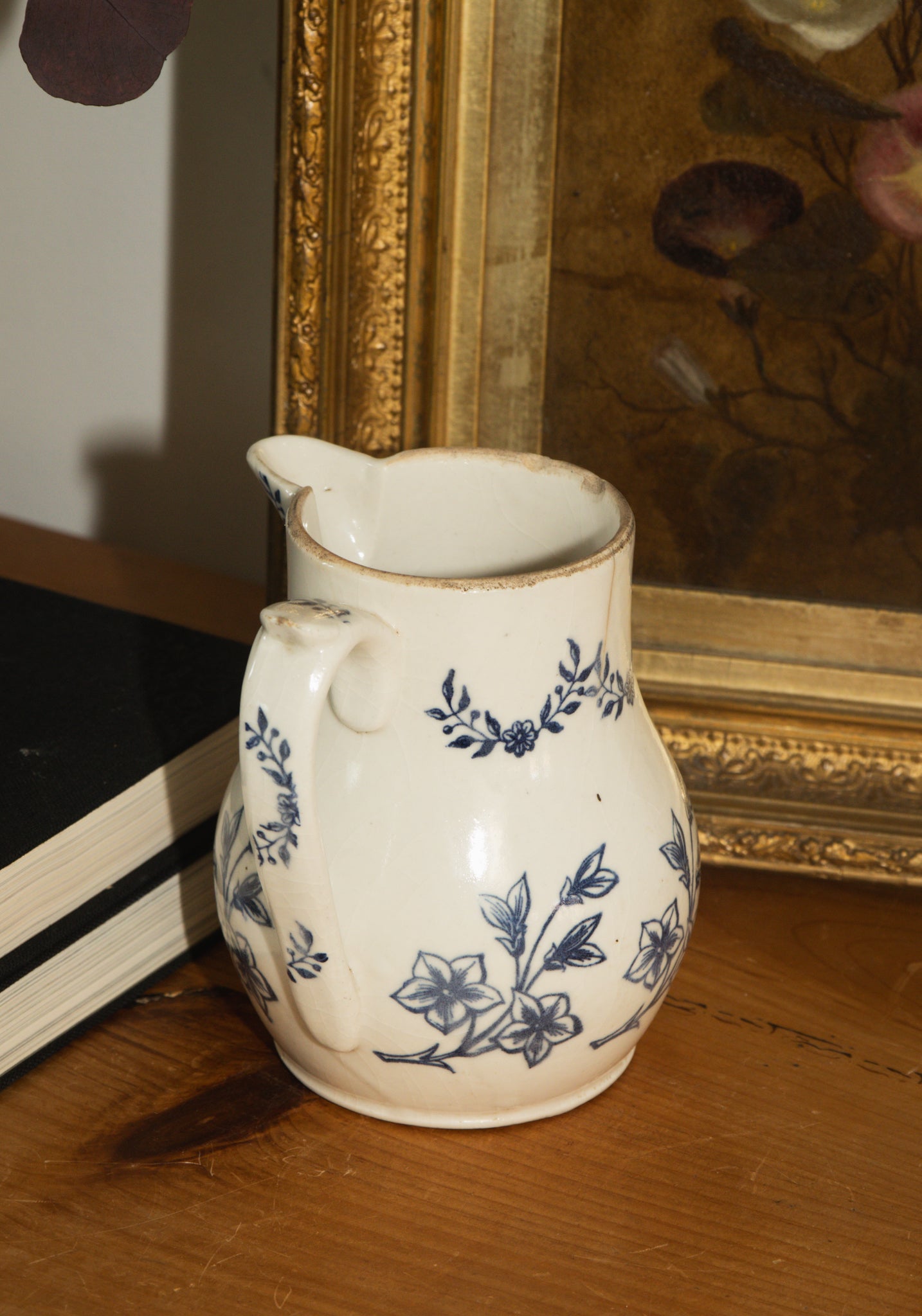 Saint Uze Blue Floral Pitcher