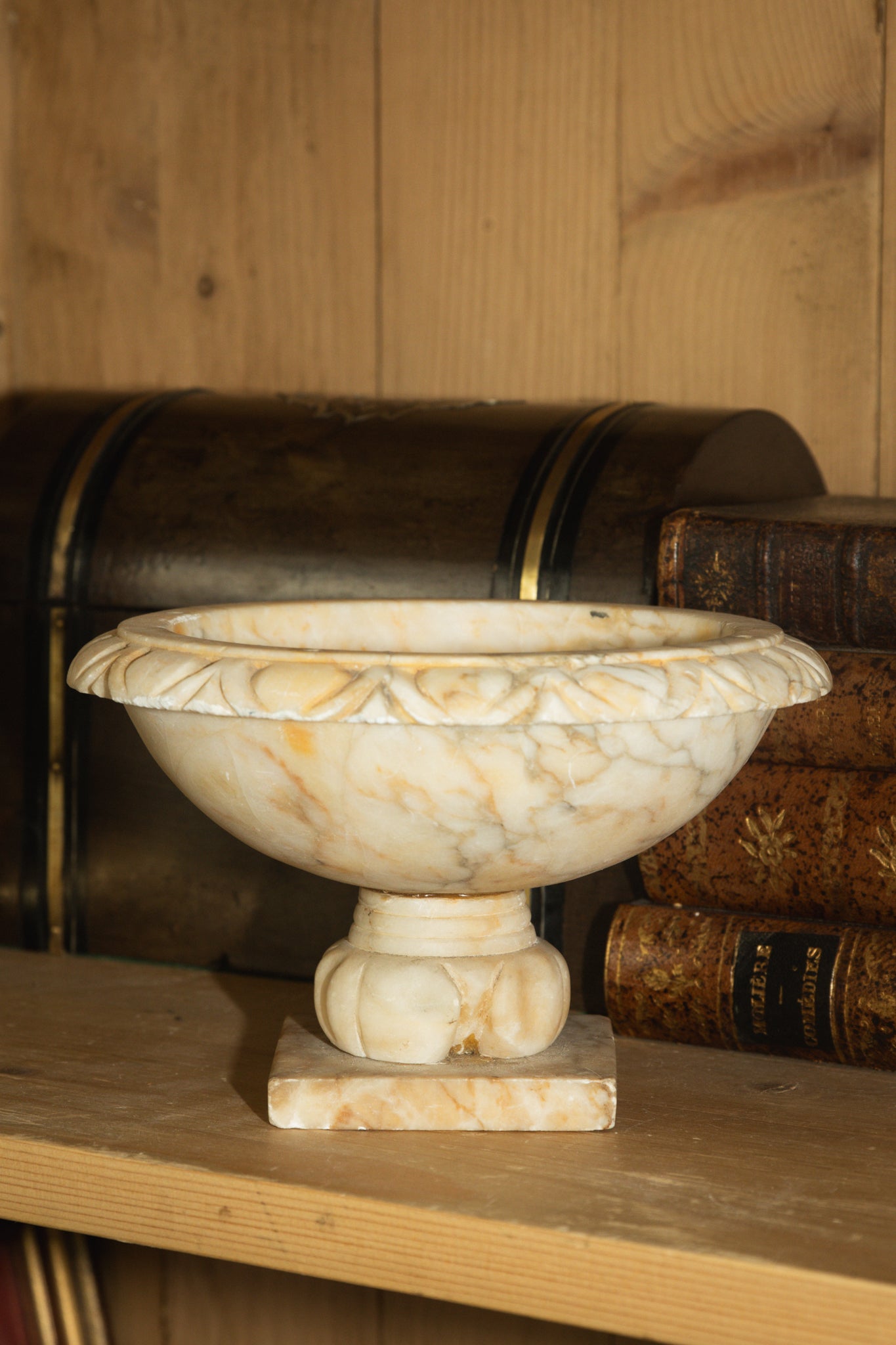 Alabaster Bird Bath