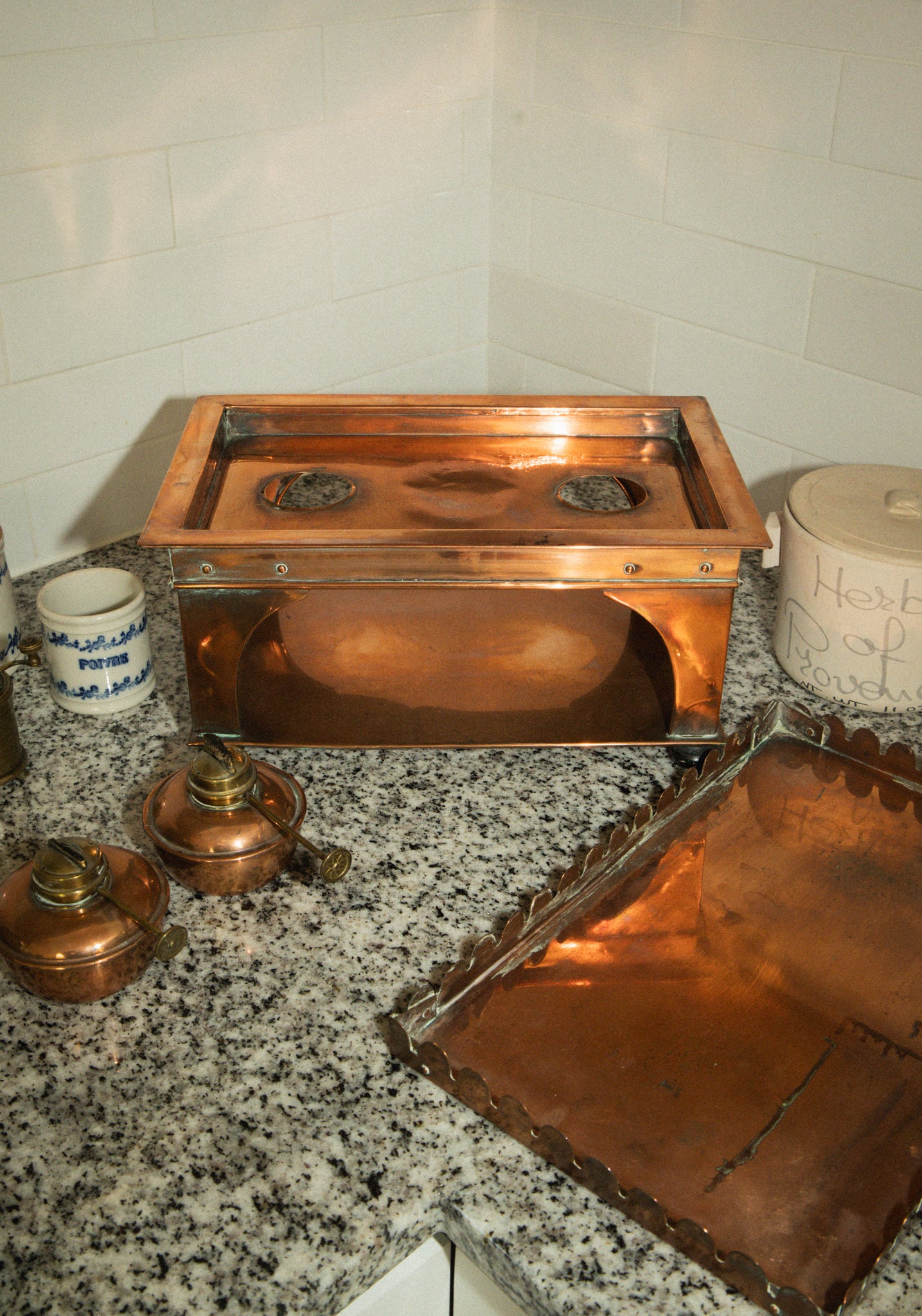 Antique English Copper Chafer