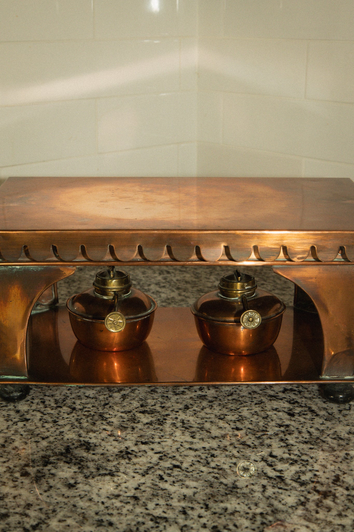 Antique English Copper Chafer