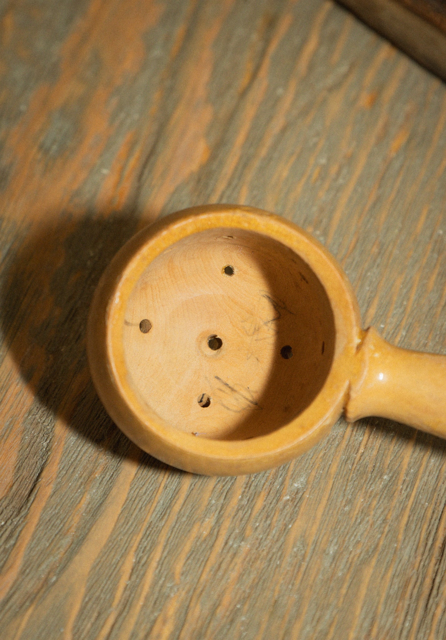 Tall French Olive Spoon