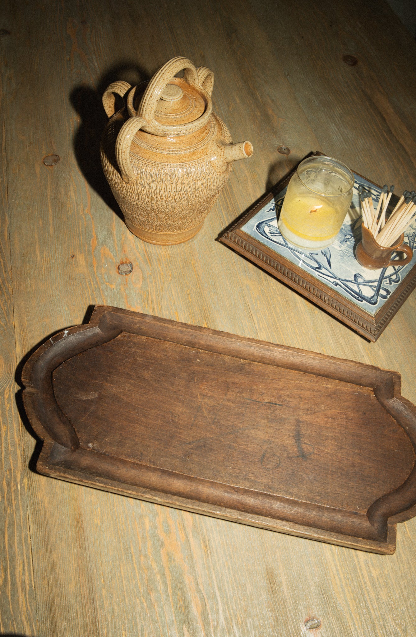 Antique Black Forest Bread Board