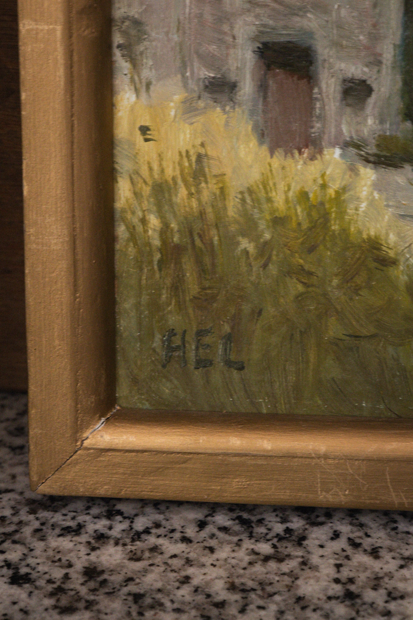 Summer in the South of France Oil Painting on Canvas