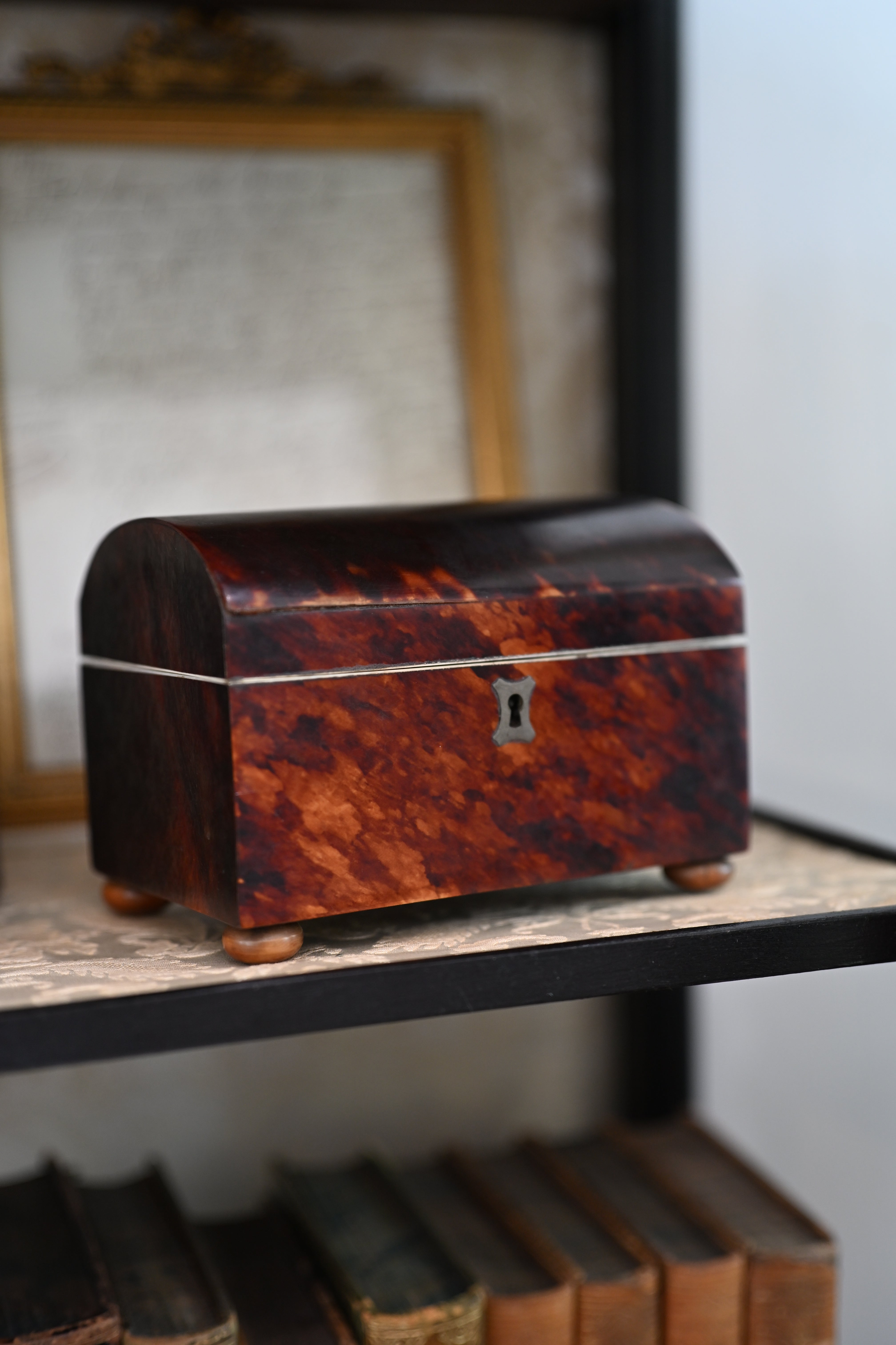 Antique English Faux Tortoiseshell
