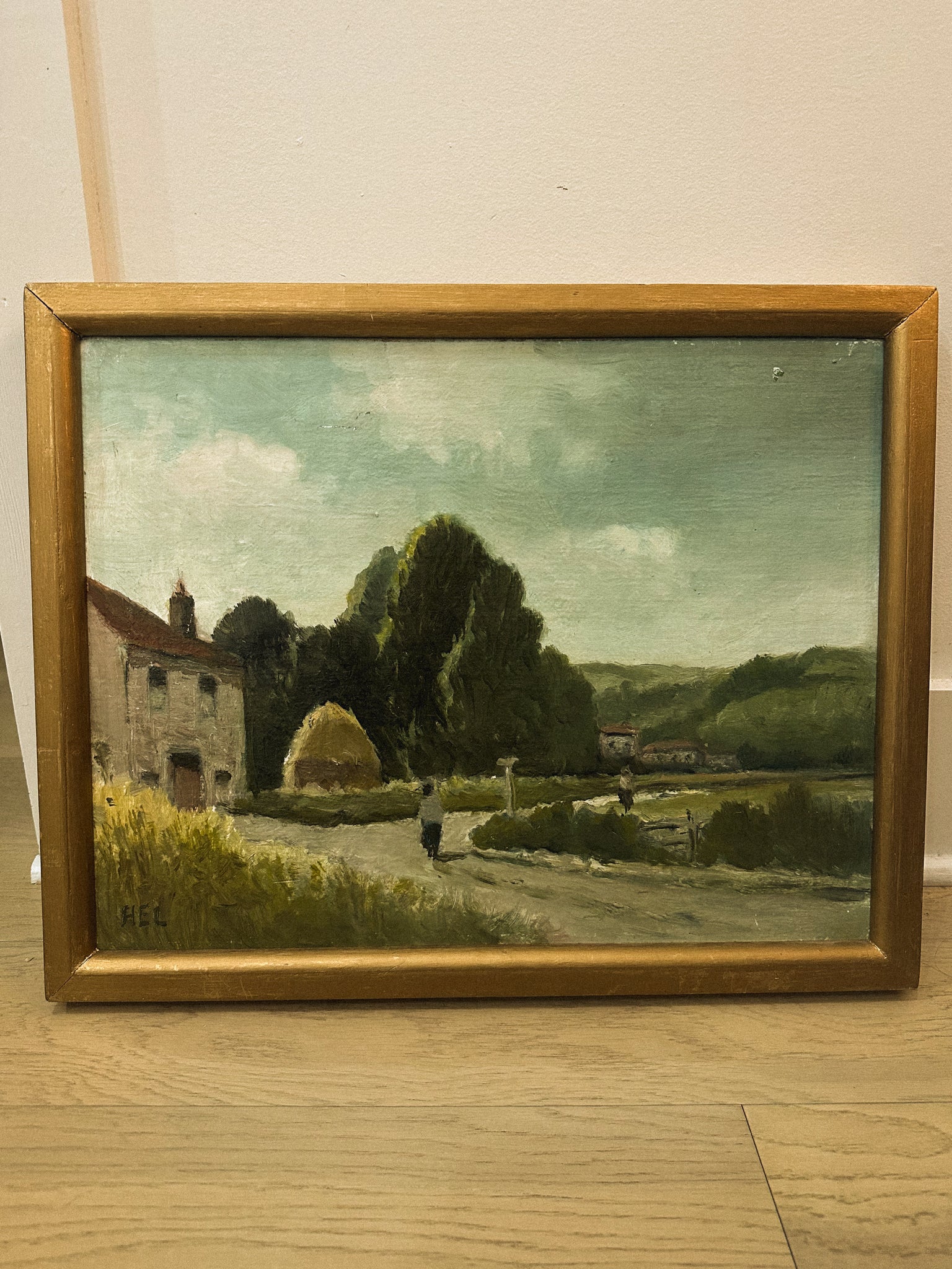 Summer in the South of France Oil Painting on Canvas