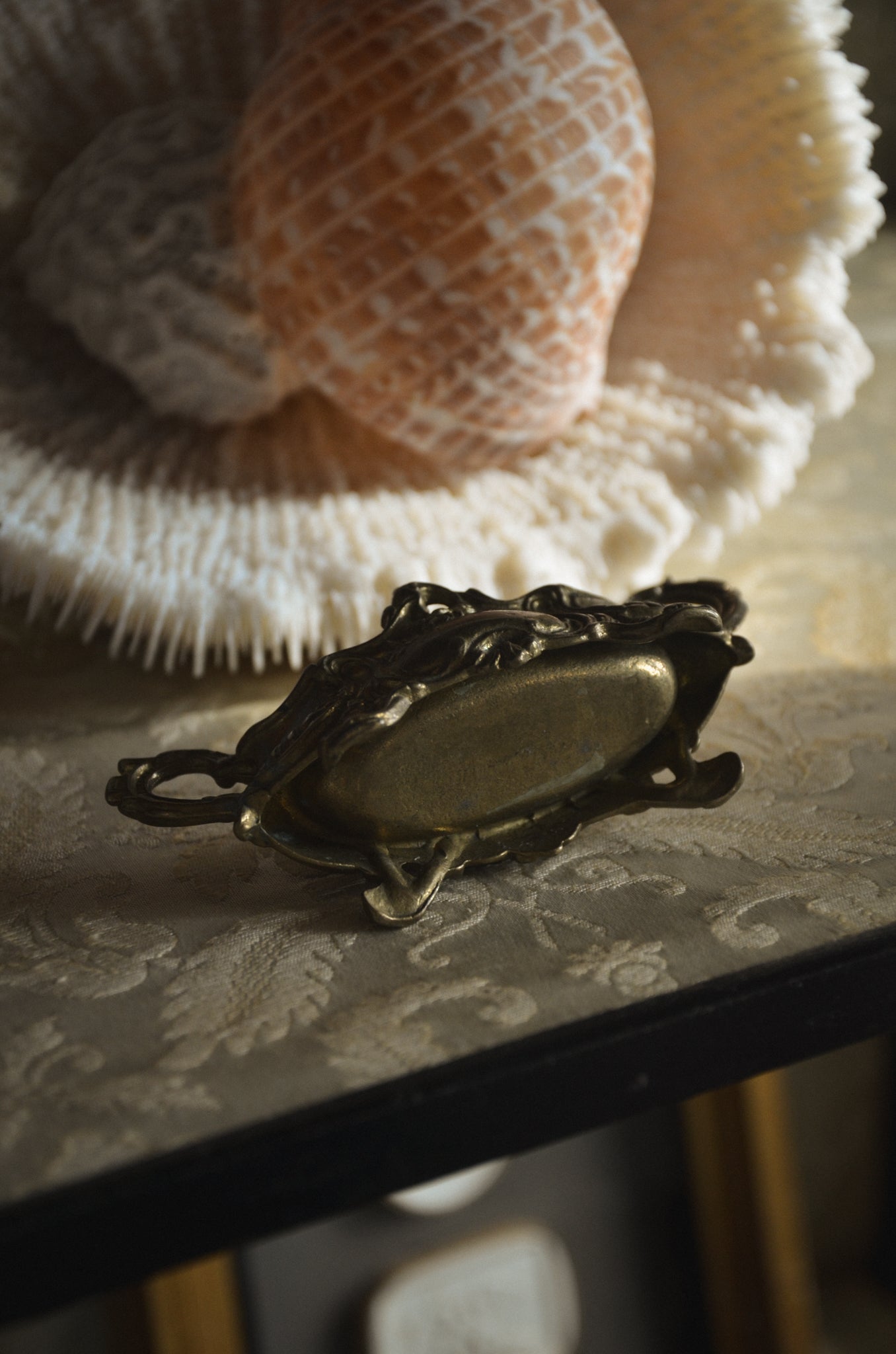 French Miniature Brass Jardiniere