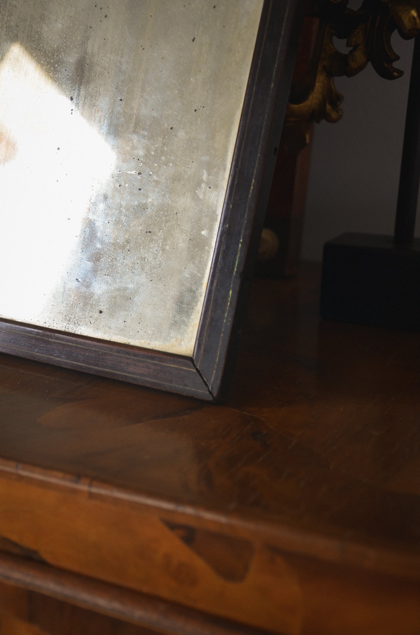 Antique Gentlemans Traveling Mirror