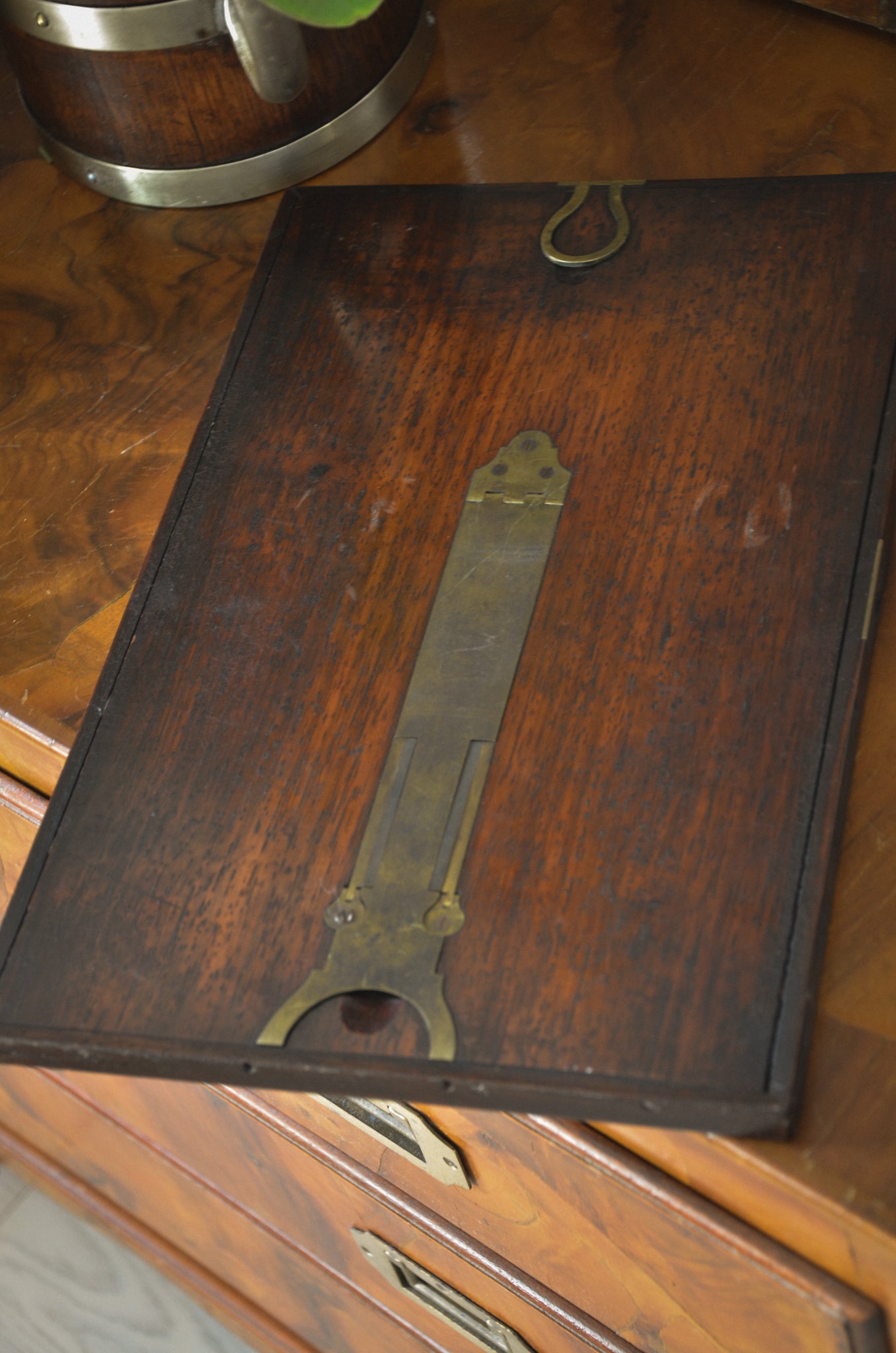 Antique Gentlemans Traveling Mirror