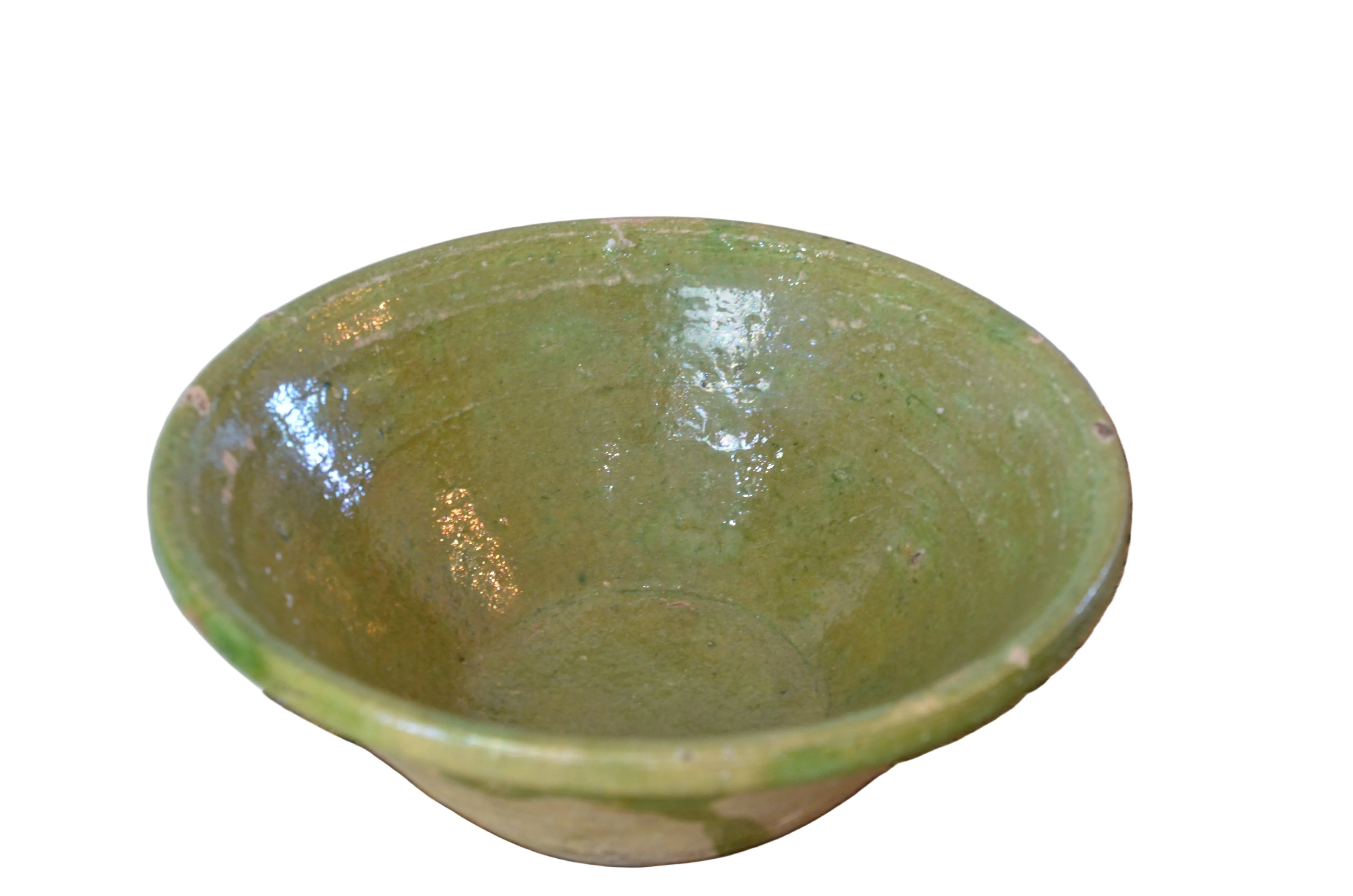 Green Glazed Terracotta Bowl