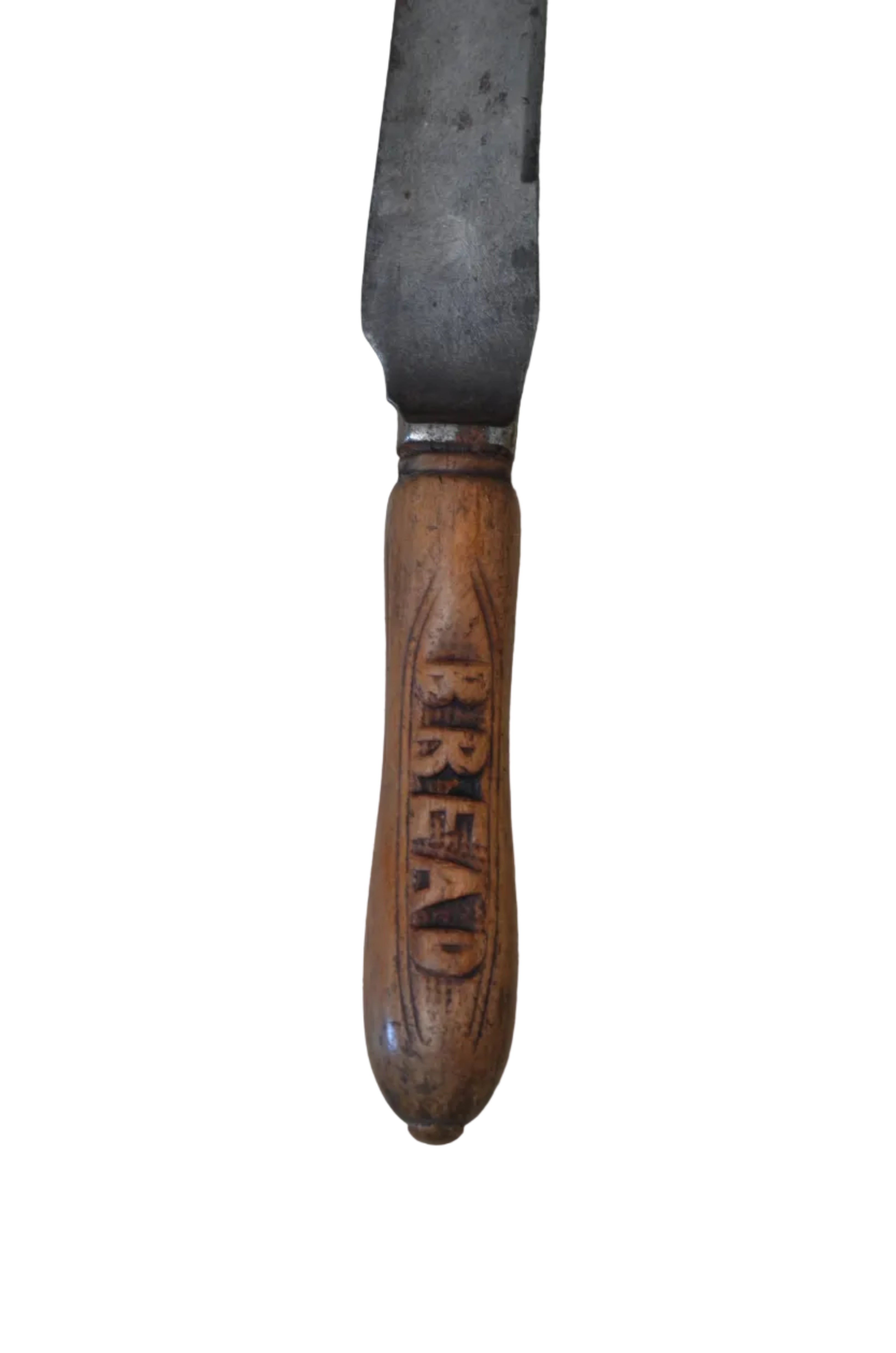 Englished Carved Wood Bread Knives