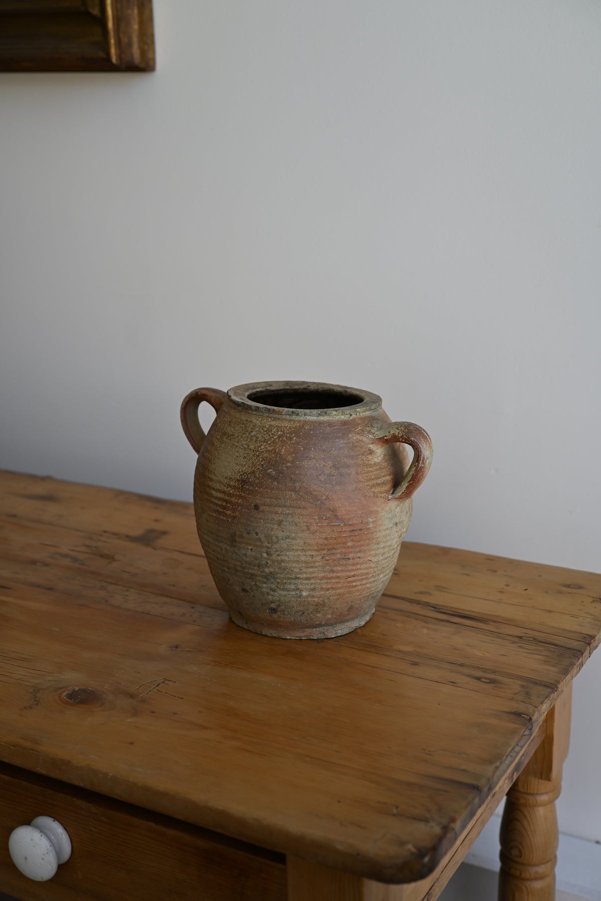 French Stoneware Confit Pot