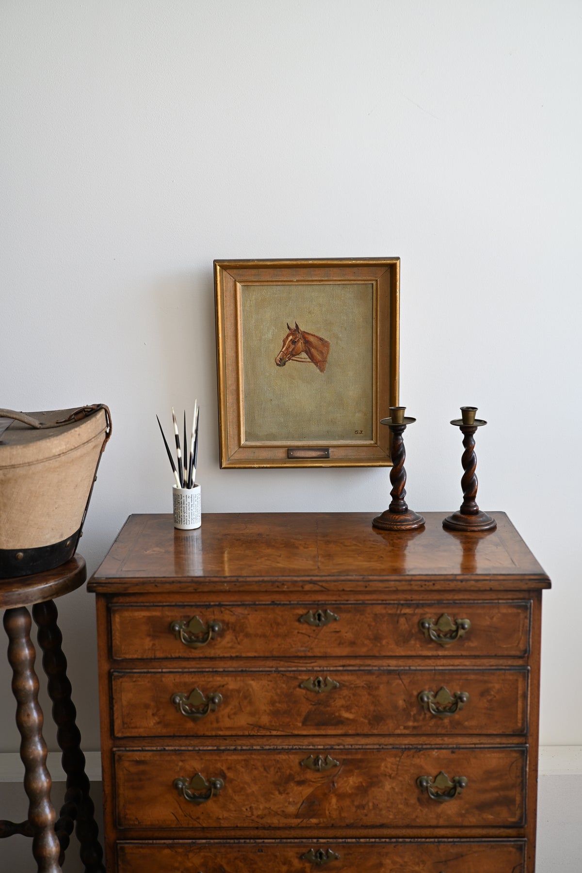 Portrait of a Horse Oil on Canvas