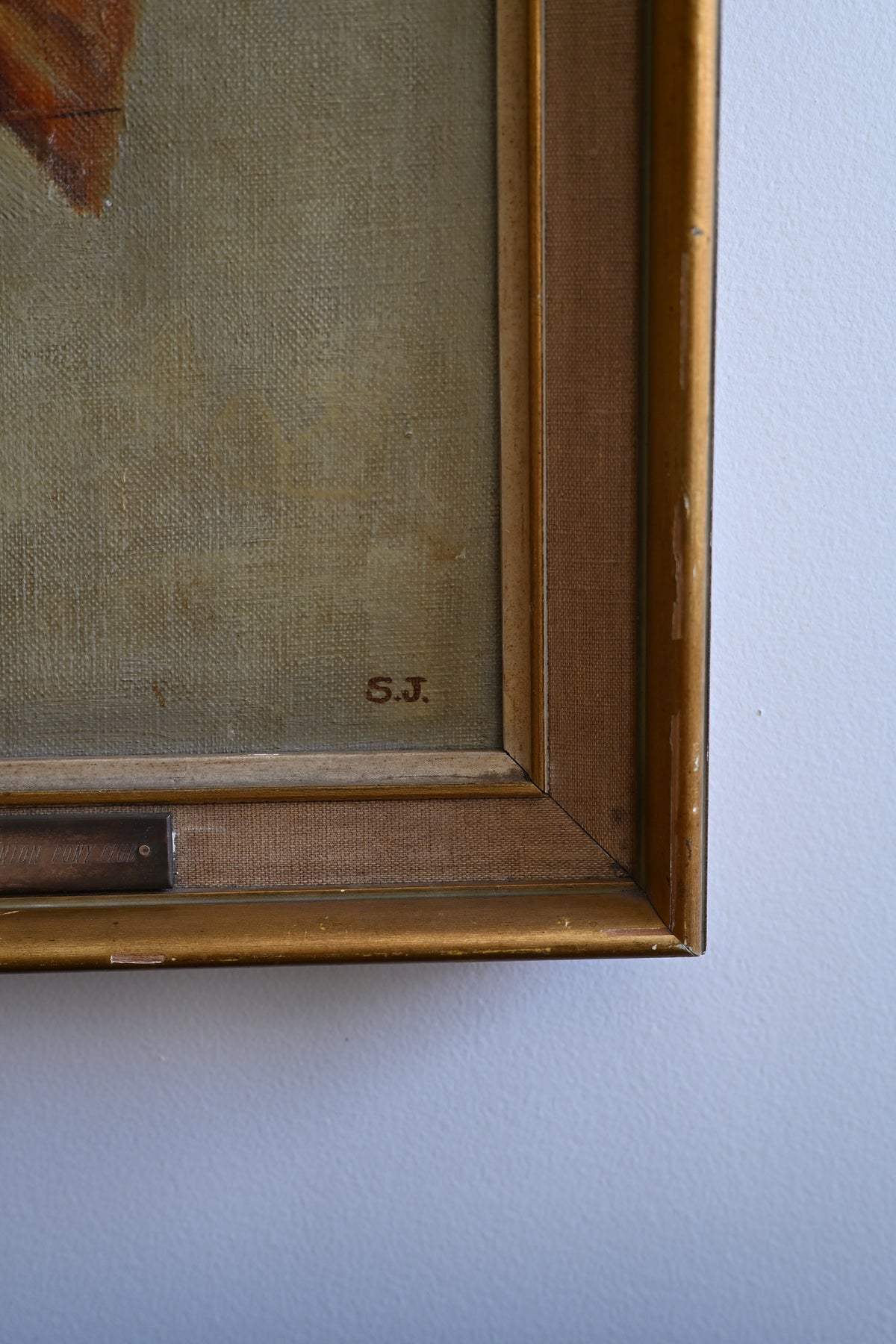 Portrait of a Horse Oil on Canvas